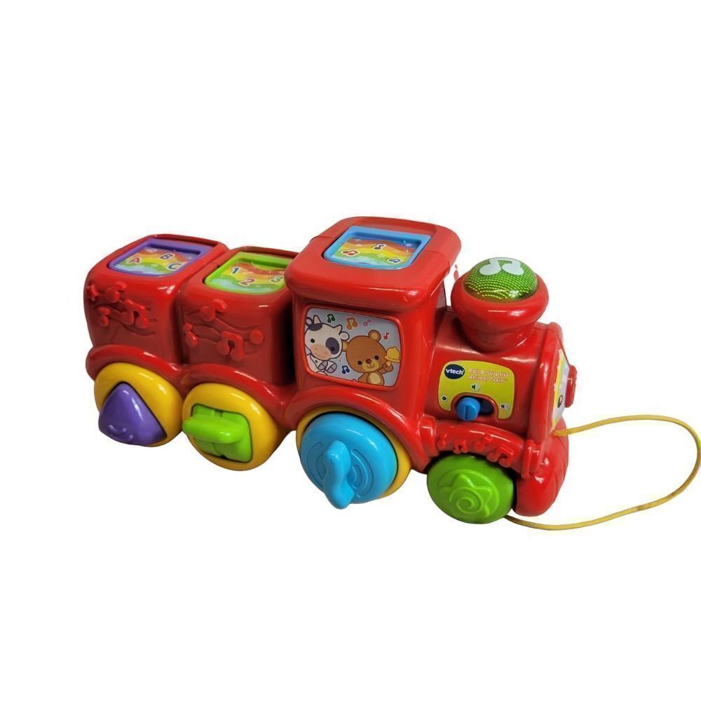 Vtech Roll and Surprise Animal Train Pop Up Animals. 10"